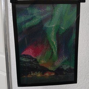 Diamond painting Northern lights
